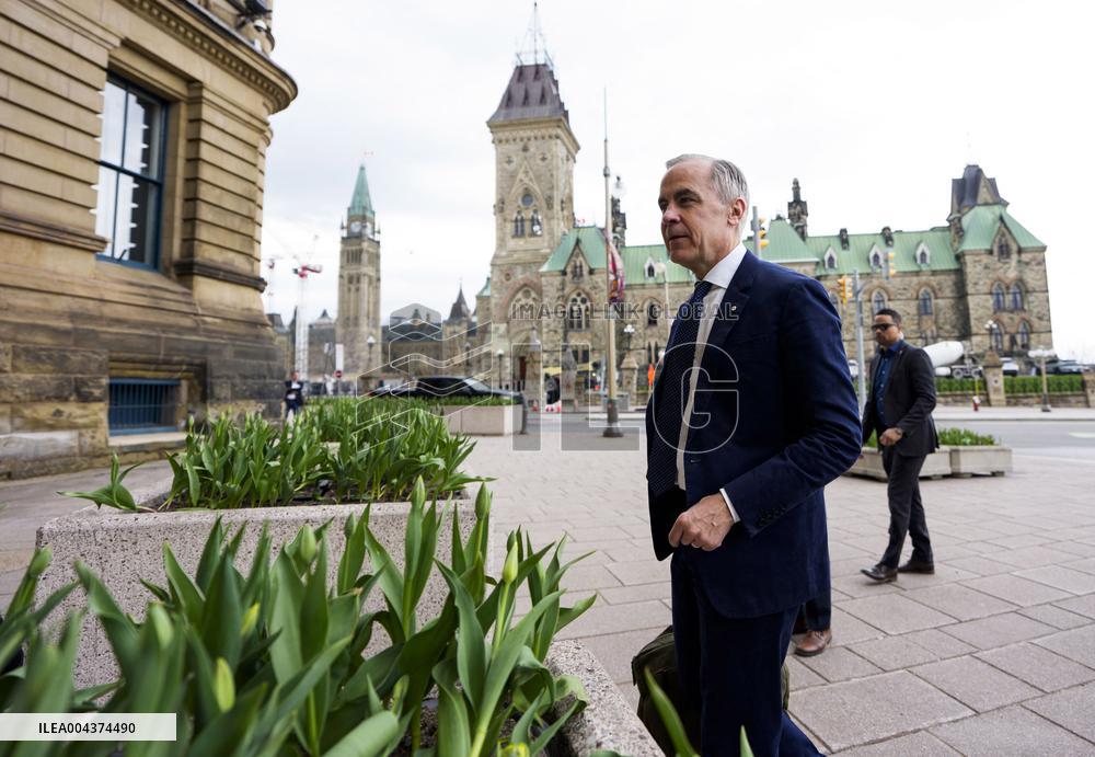 Mark Carney Arrives at The Office of The Prime Minister - Ottawa