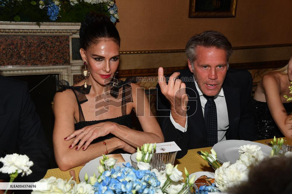 Emanuele Filiberto of Savoy and Adriana Abascal at Gala Dinner - Rome