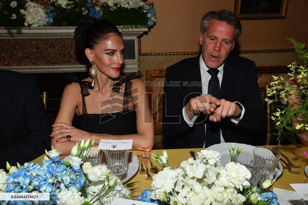 Emanuele Filiberto of Savoy and Adriana Abascal at Gala Dinner - Rome