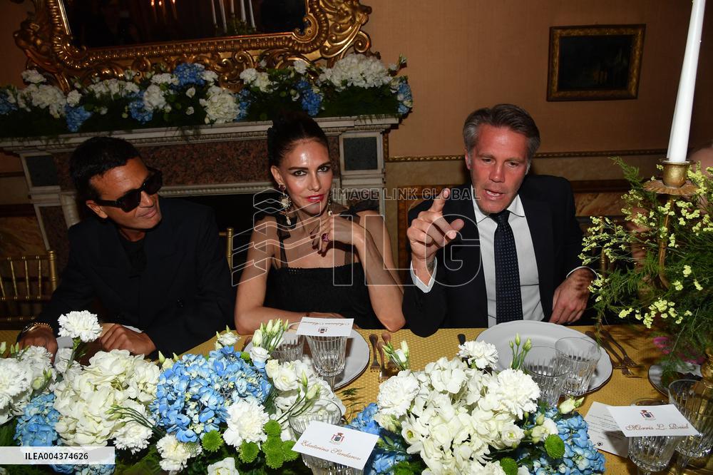 Emanuele Filiberto of Savoy and Adriana Abascal at Gala Dinner - Rome