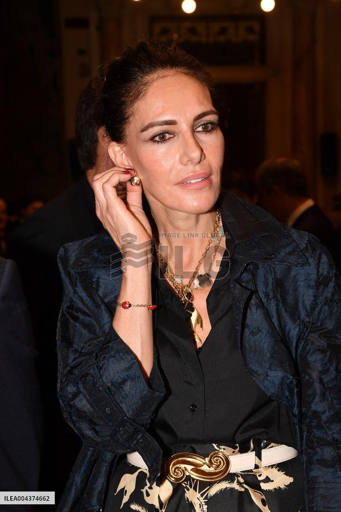 Emanuele Filiberto of Savoy and Adriana Abascal at Concert for Peace of Omar Harfouch - Rome