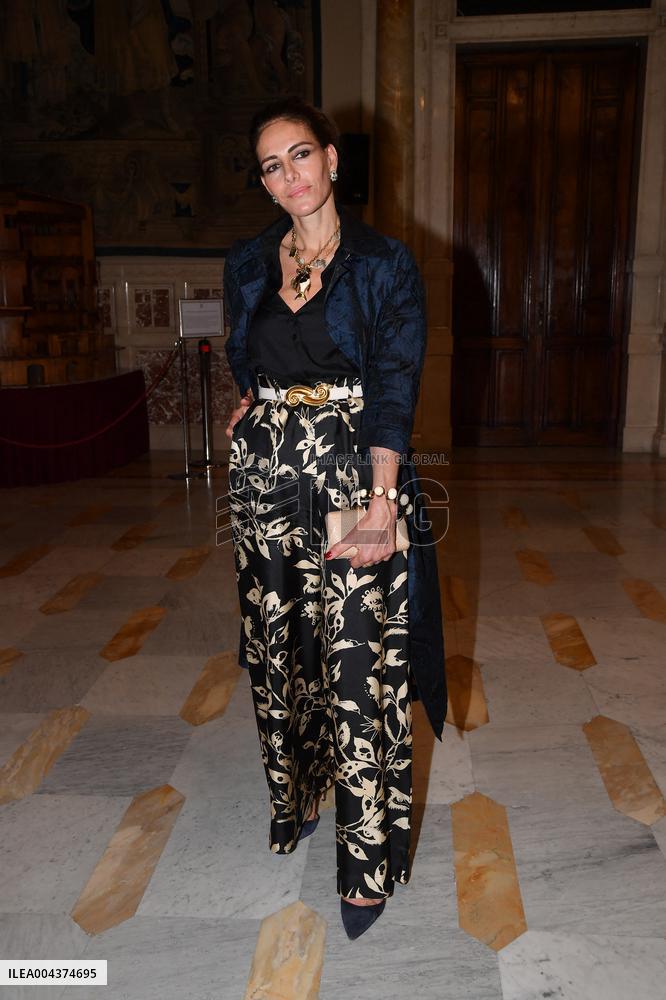 Emanuele Filiberto of Savoy and Adriana Abascal at Concert for Peace of Omar Harfouch - Rome