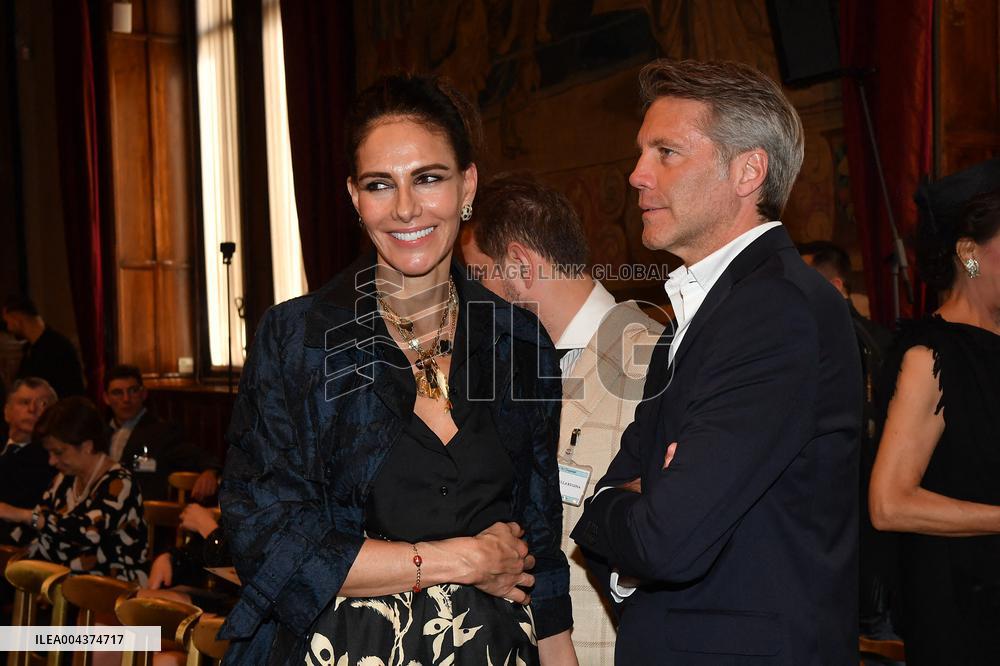 Emanuele Filiberto of Savoy and Adriana Abascal at Concert for Peace of Omar Harfouch - Rome
