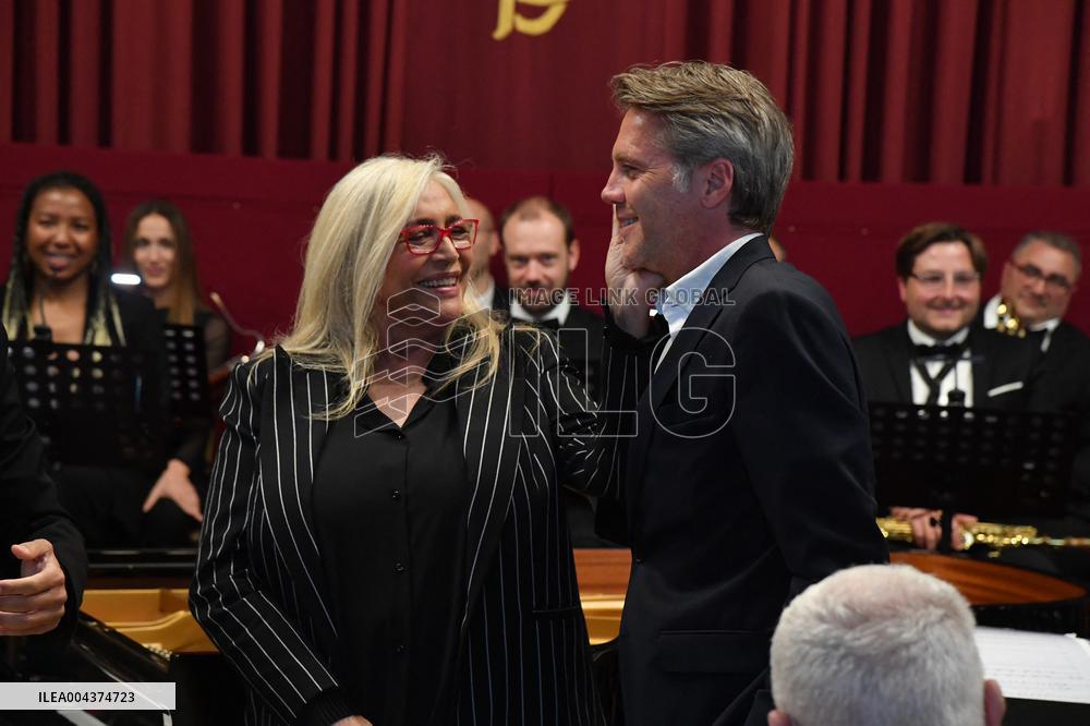 Emanuele Filiberto of Savoy and Adriana Abascal at Concert for Peace of Omar Harfouch - Rome