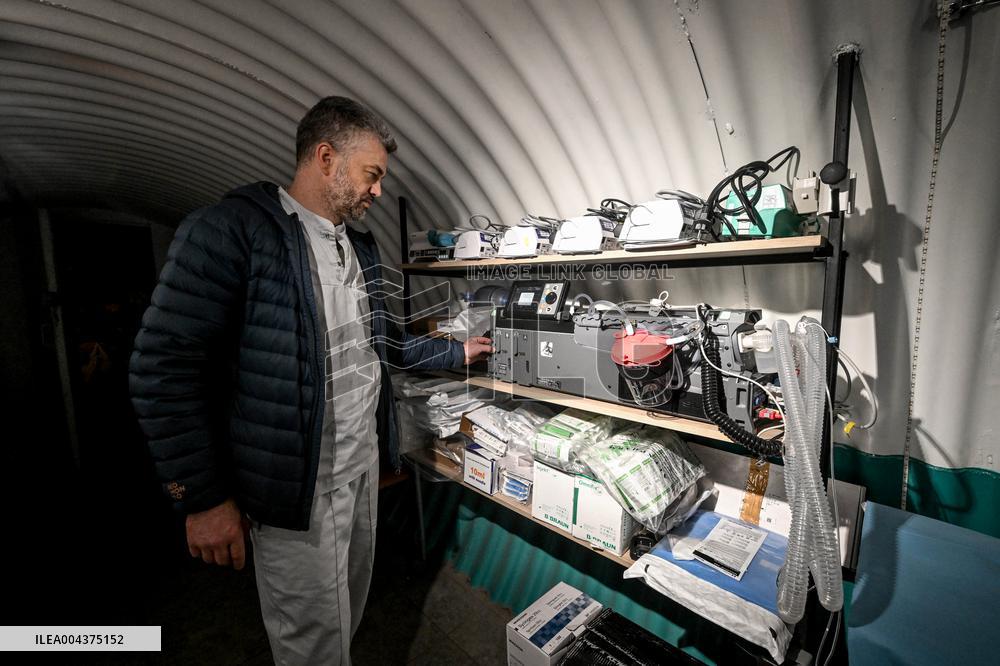 Surgical unit of underground hospital