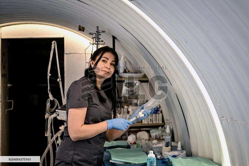 Surgical unit of underground hospital