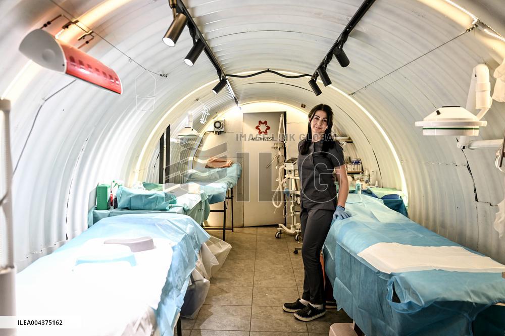 Surgical unit of underground hospital