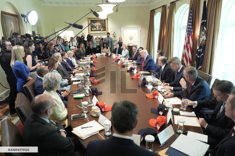 President Trump Hosts Cabinet Meeting at the White House
