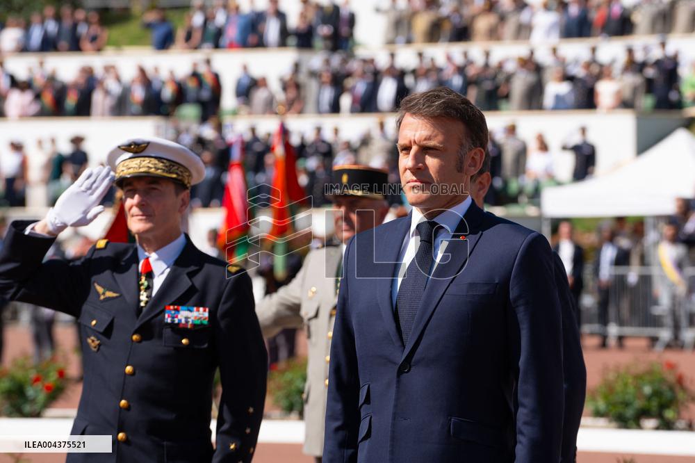 French Foreign Legion on Parade For the Cameron Day - Aubagne
