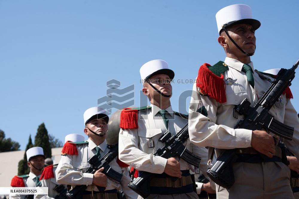 French Foreign Legion on Parade For the Cameron Day - Aubagne