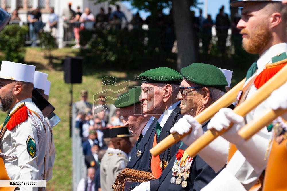 French Foreign Legion on Parade For the Cameron Day - Aubagne