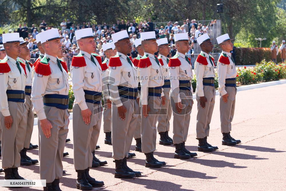 French Foreign Legion on Parade For the Cameron Day - Aubagne