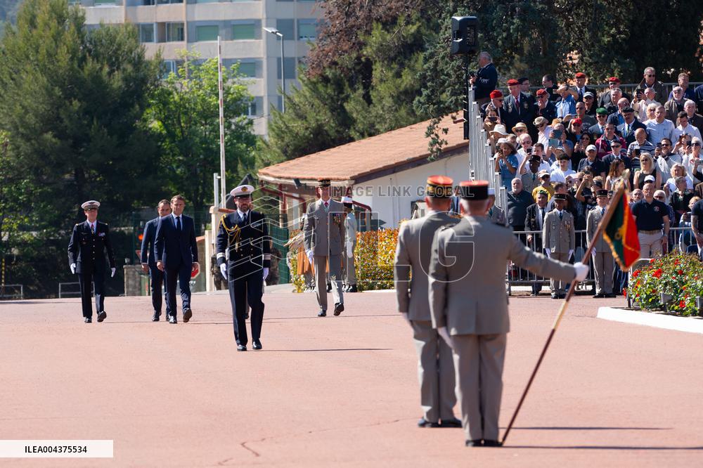 French Foreign Legion on Parade For the Cameron Day - Aubagne