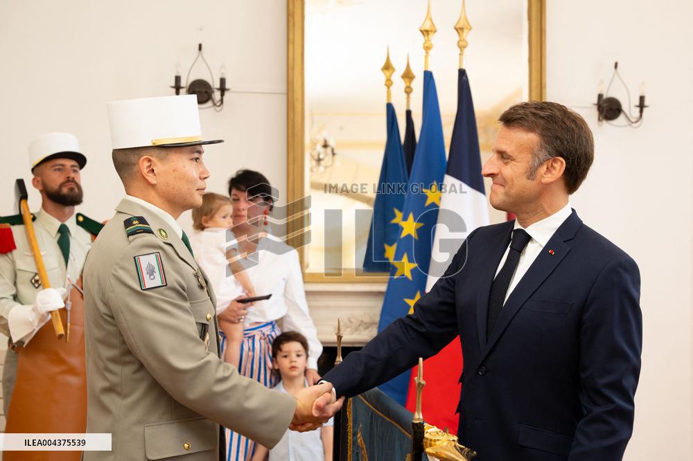 French Foreign Legion on Parade For the Cameron Day - Aubagne