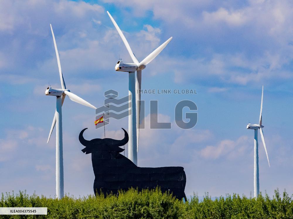 Wind Farm In  Zaragoza - Spain