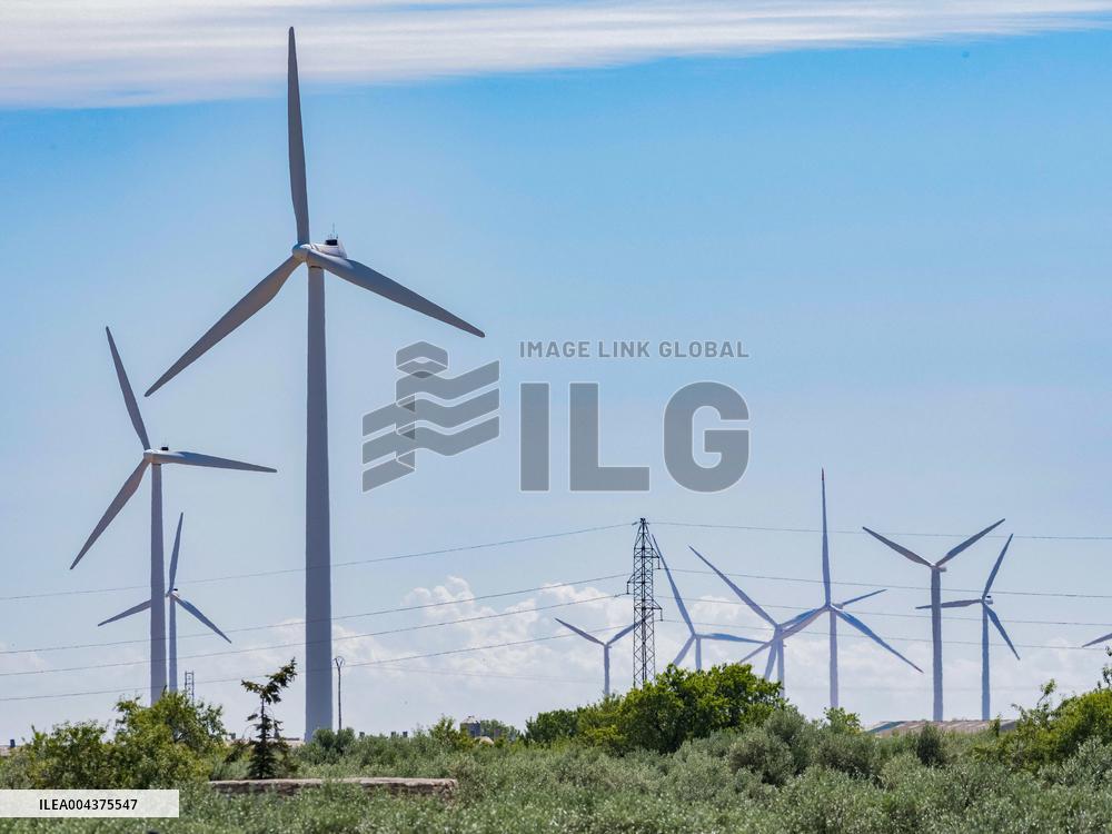 Wind Farm In  Zaragoza - Spain