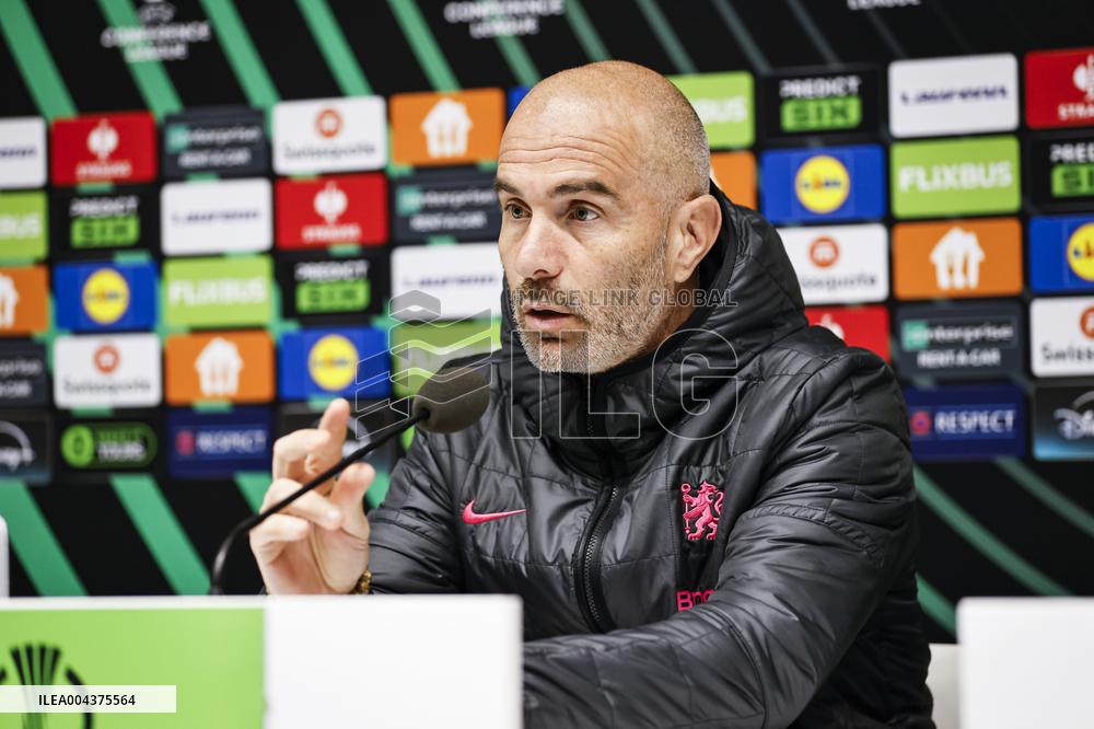 SOCCER CONFERENCE LEAGUE CHELSEA PRESS CONFERENCE