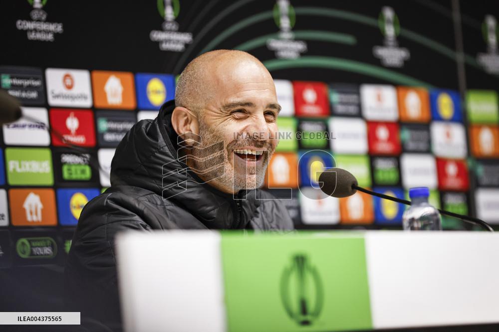 SOCCER CONFERENCE LEAGUE CHELSEA PRESS CONFERENCE