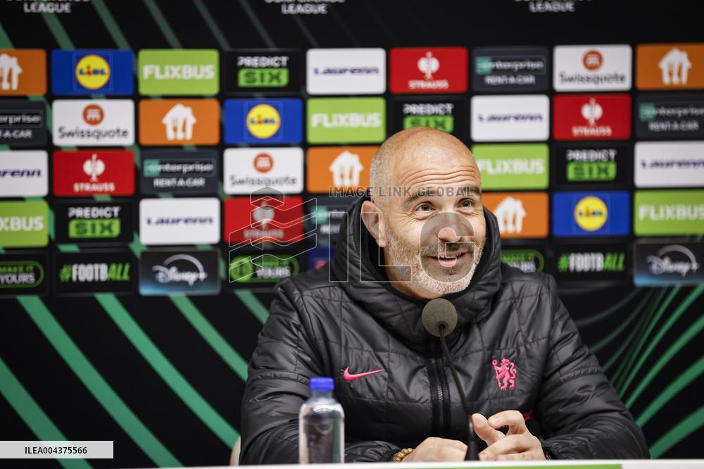 SOCCER CONFERENCE LEAGUE CHELSEA PRESS CONFERENCE