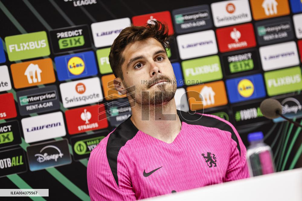 SOCCER CONFERENCE LEAGUE CHELSEA PRESS CONFERENCE