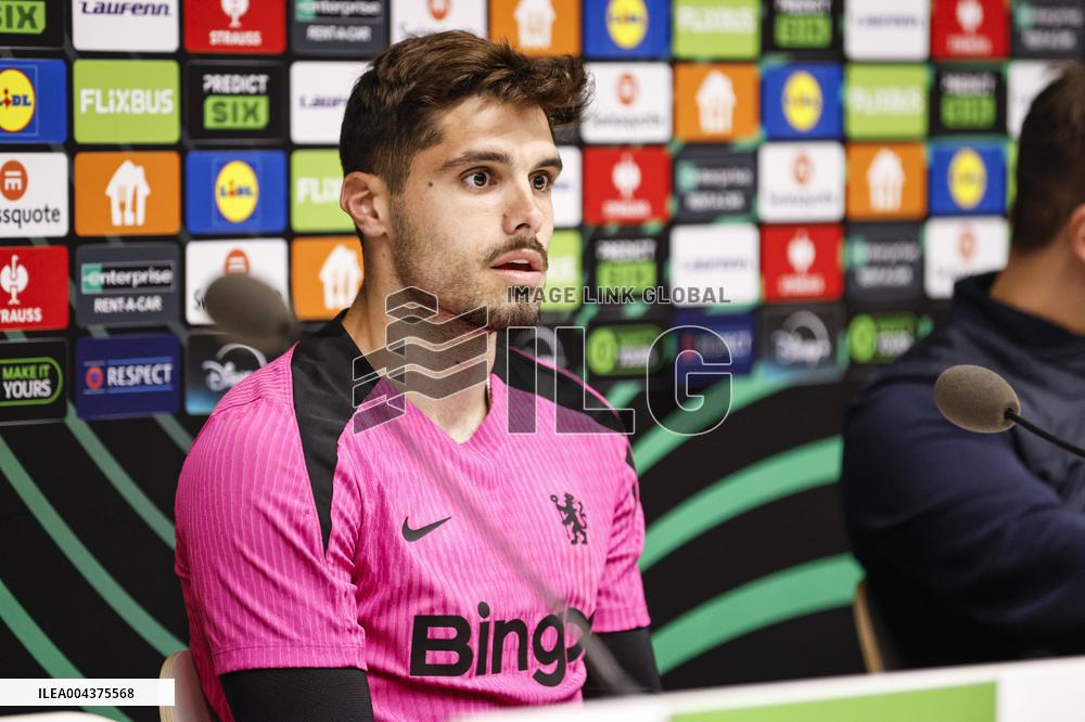 SOCCER CONFERENCE LEAGUE CHELSEA PRESS CONFERENCE