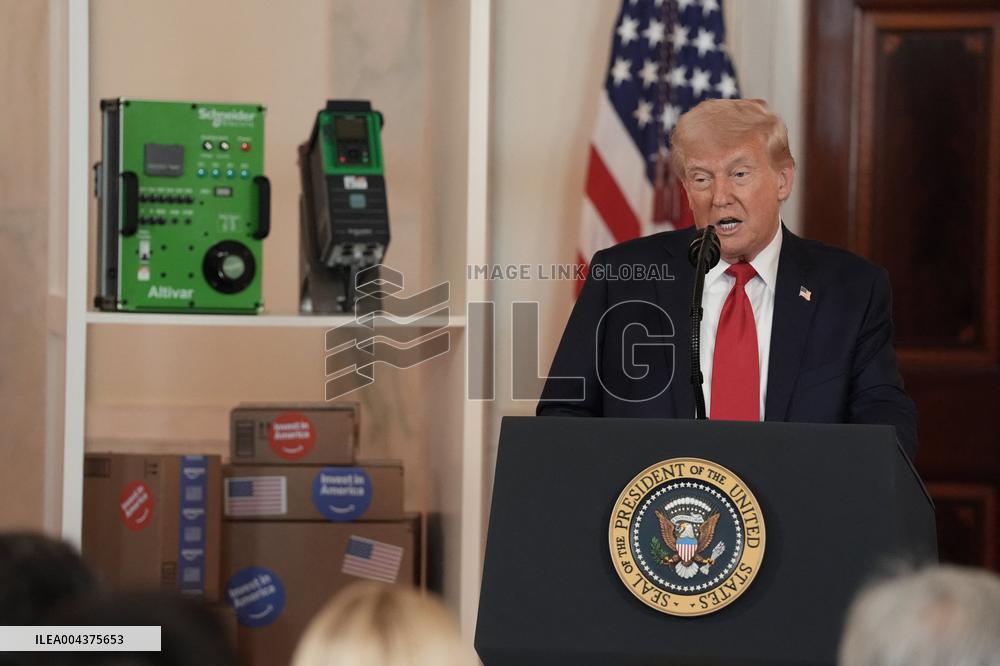 President Trump Speaks at Investing in America Event at the White House