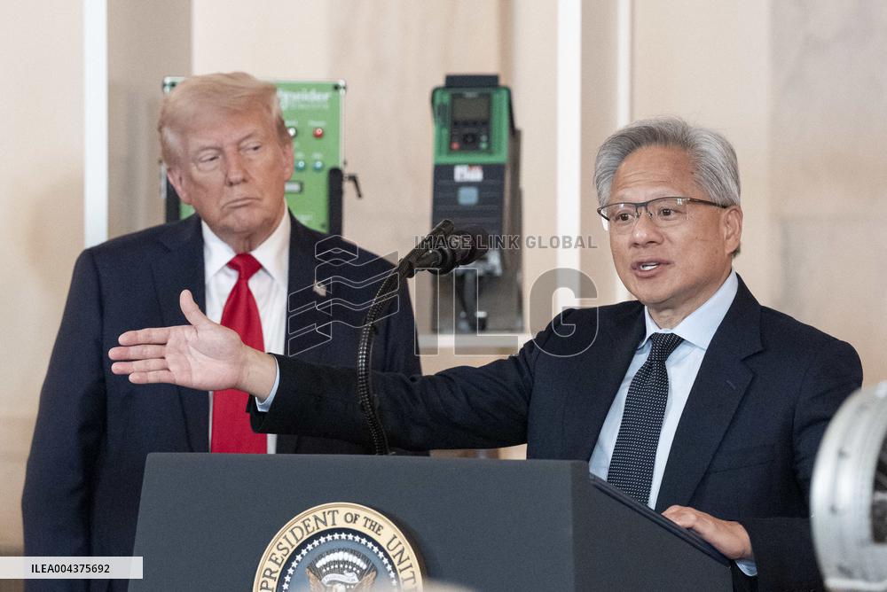 U.S. President Donald Trump Gives Remarks on Investing in America