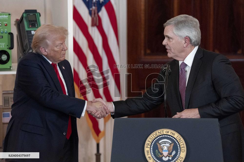 U.S. President Donald Trump Gives Remarks on Investing in America