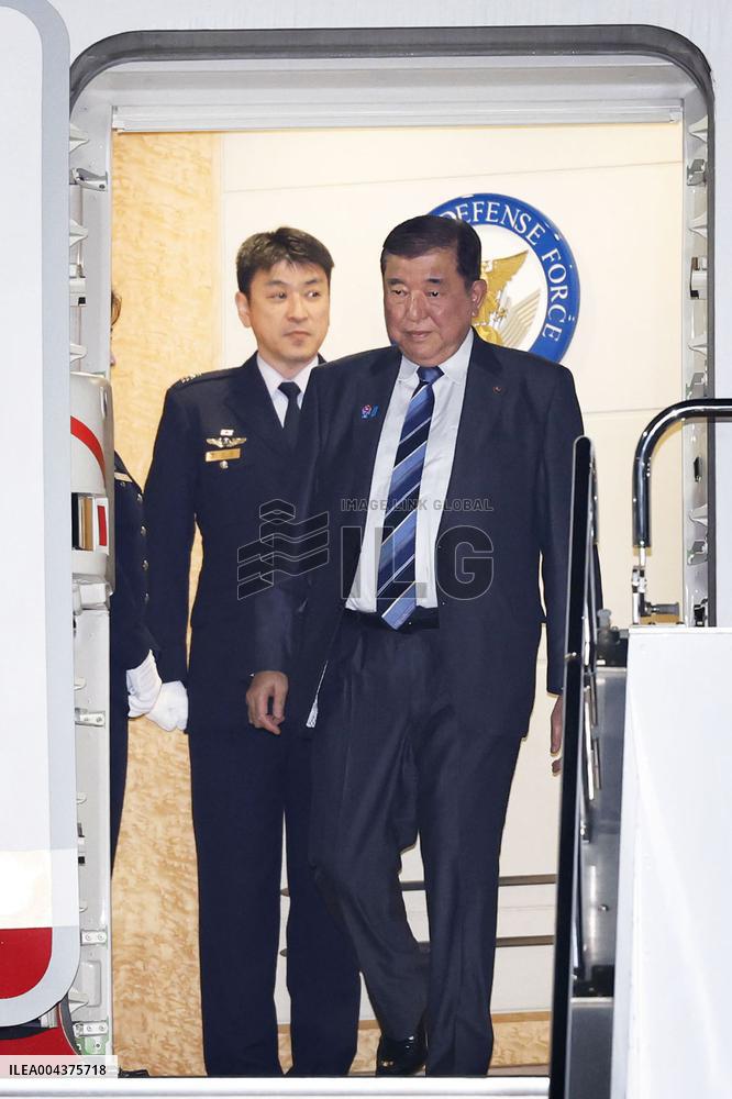 Japan PM Ishiba returns from Southeast Asia