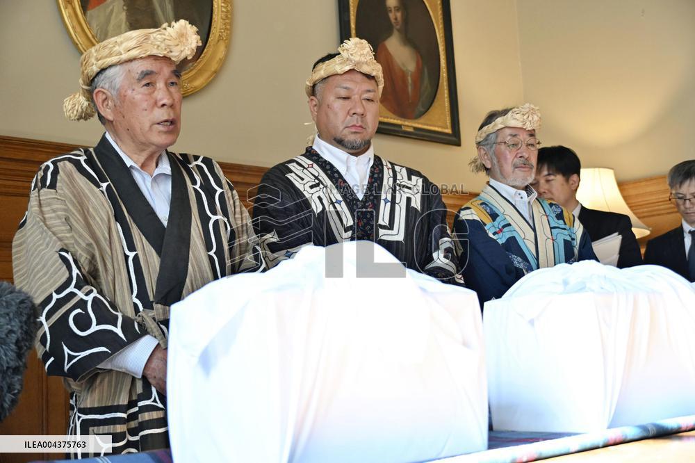 University of Edinburgh returns Ainu skulls