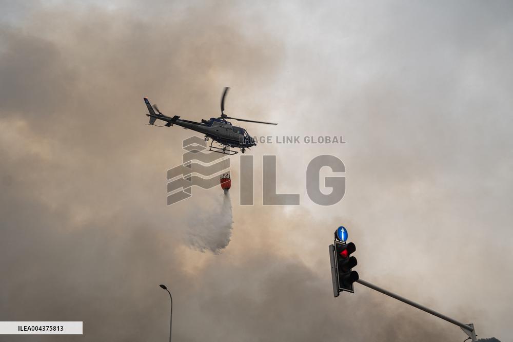 Wildfires Rage Outside Jerusalem - Israel