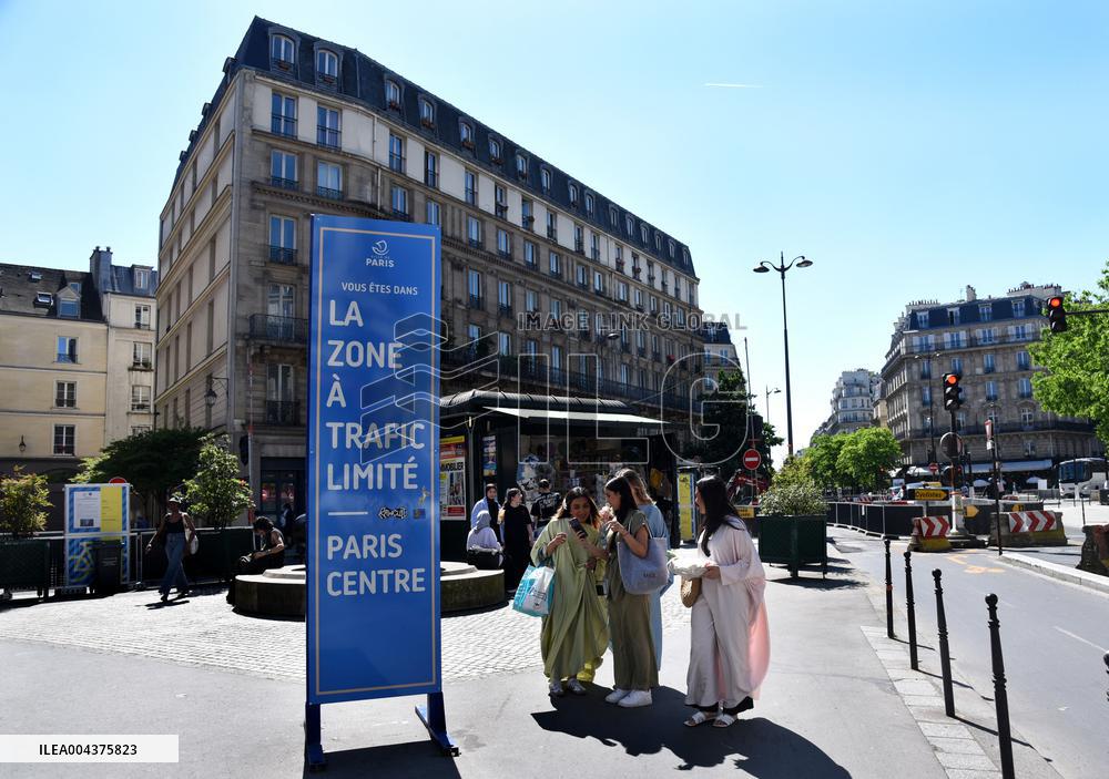 Illustration Limited Traffic Zone - Paris