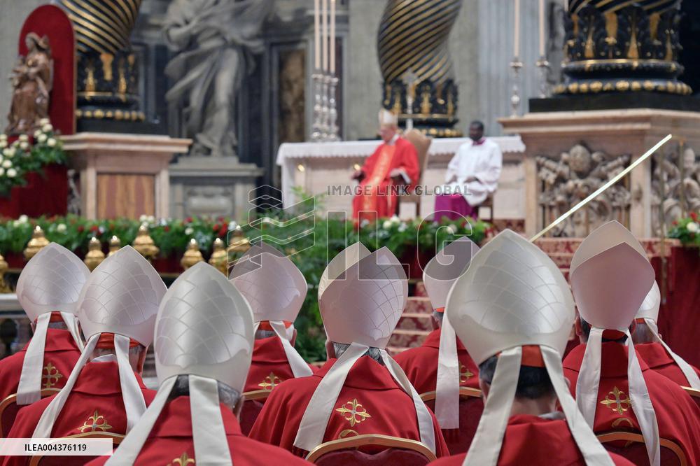 Mass On Fifth Days of Mourning for Late Pope Francis - Vatican
