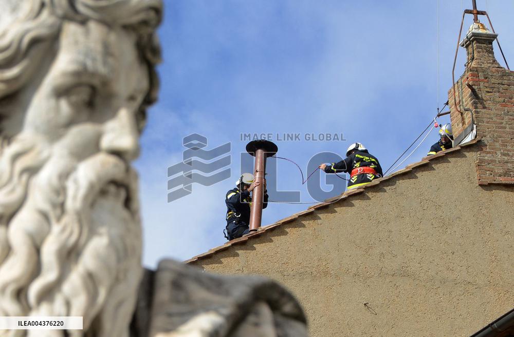 File - Conclave at the Vatican