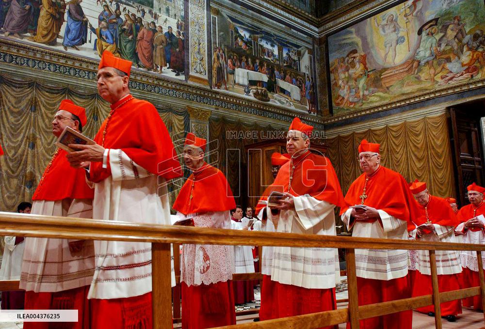 File - Conclave at the Vatican