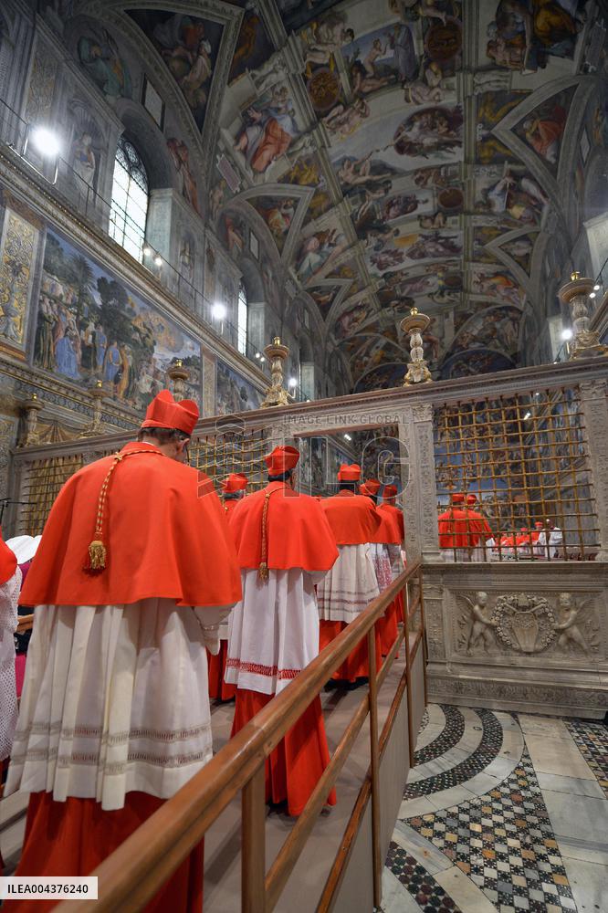 File - Conclave at the Vatican