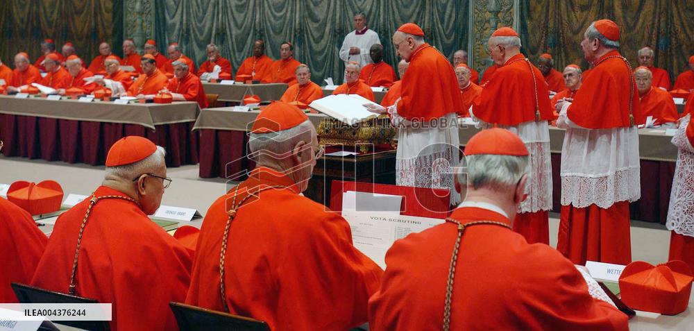 File - Conclave at the Vatican