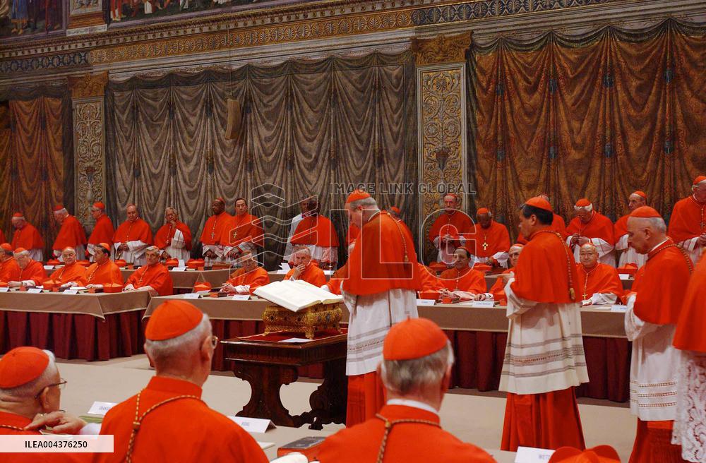 File - Conclave at the Vatican