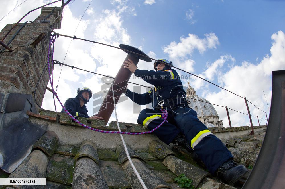 File - Conclave at the Vatican