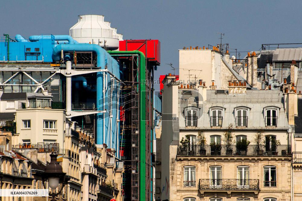 Illustration Centre Pompidou - Paris
