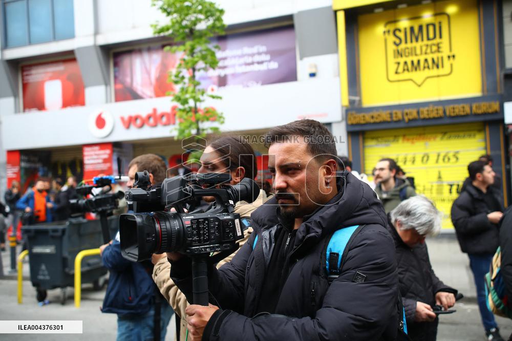 Police Arrest Demonstrators Of May Day March - Istanbul