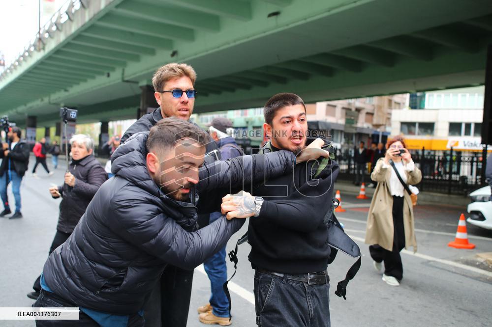 Police Arrest Demonstrators Of May Day March - Istanbul