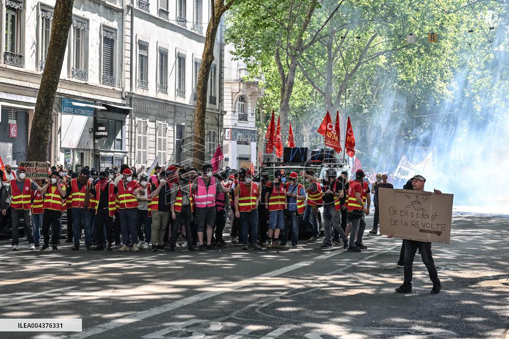 Labor Day Demonstration - Lyon