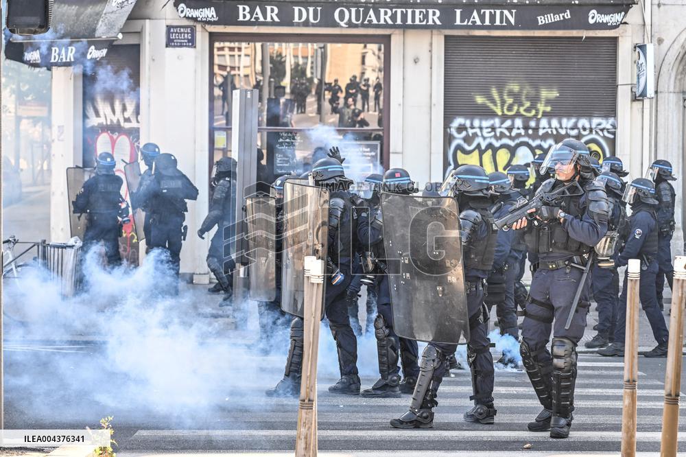 Labor Day Demonstration - Lyon