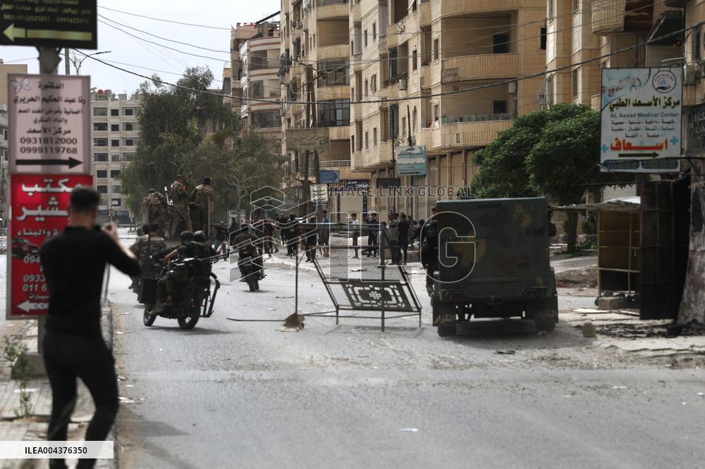 Conflict Intensifies Between Syrian Armed Forces and Druze - Syria