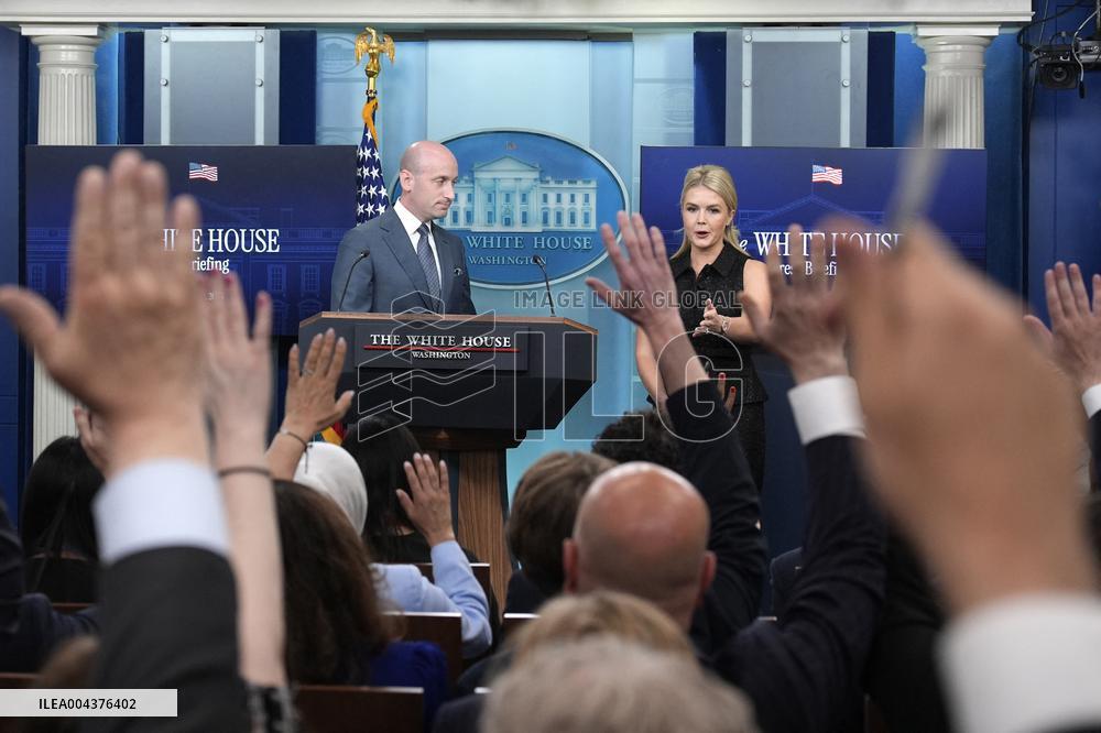 White House press briefing - Washington