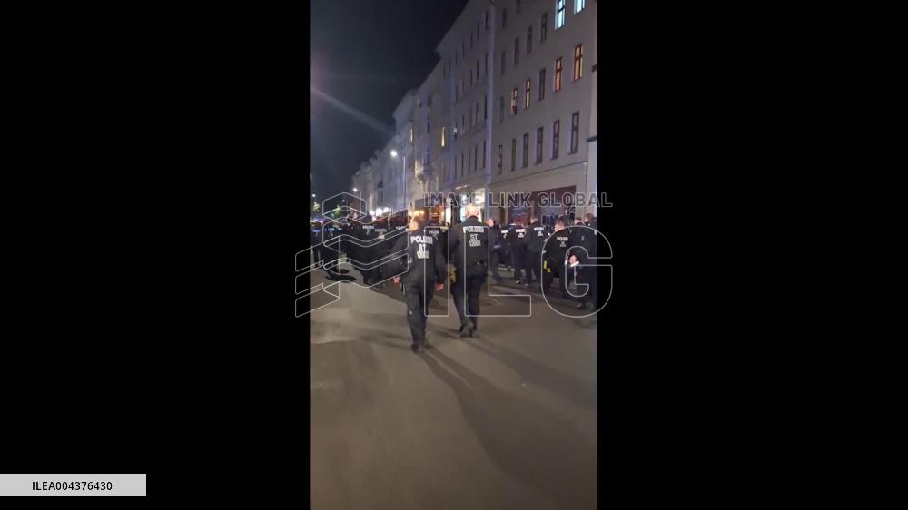 Germany: Heavy Police Presence at Rally Ahead of May Day Protests in Berlin