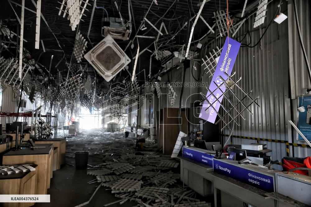 Russian drone strikes Nova Poshta department in Odesa