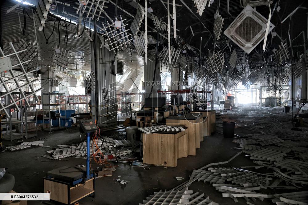 Russian drone strikes Nova Poshta department in Odesa