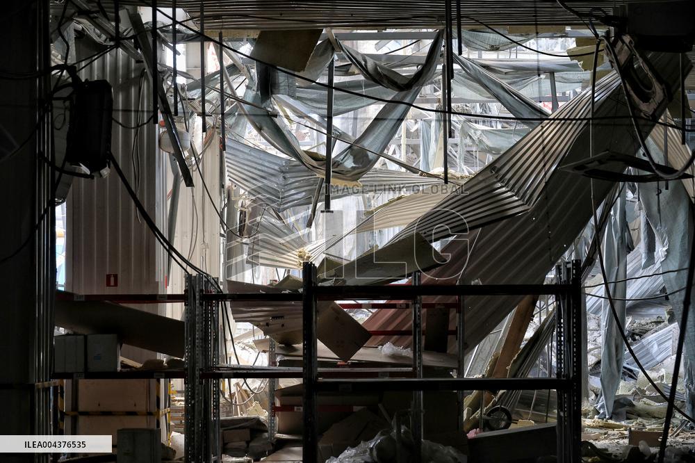 Russian drone strikes Nova Poshta department in Odesa